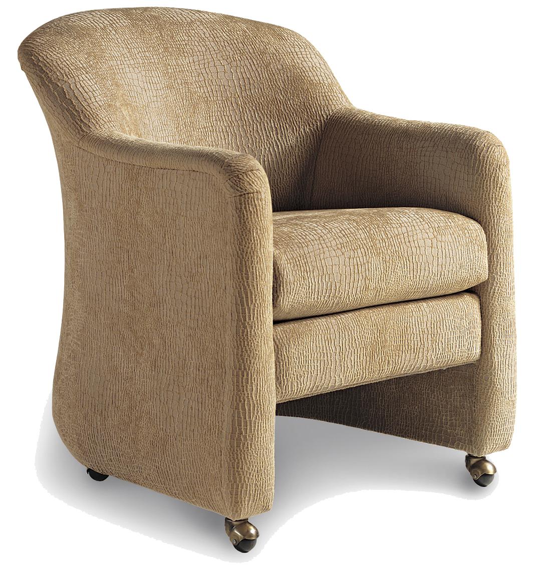 Jessica Charles Fine Upholstered Accents Tsion Game Chair with Casters